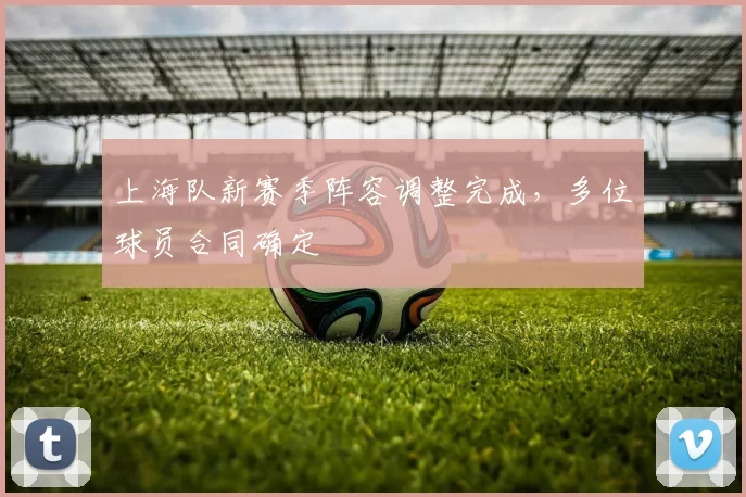 上海队新赛季阵容调整完成,多位球员合同确定
