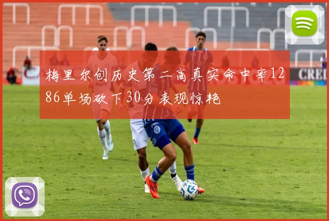 梅里尔创历史第二高真实命中率1286单场砍下30分表现惊艳