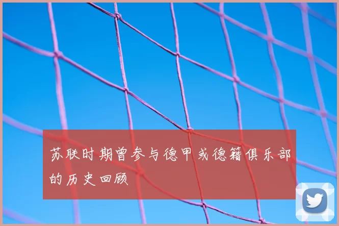 苏联时期曾参与德甲或德籍俱乐部的历史回顾