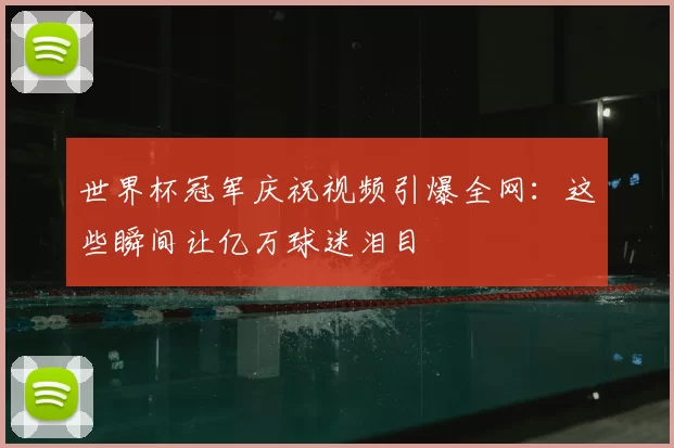 世界杯冠军庆祝视频引爆全网:这些瞬间让亿万球迷泪目
