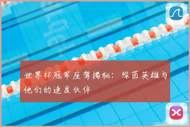 世界杯冠军座驾揭秘：绿茵英雄与他们的速度伙伴